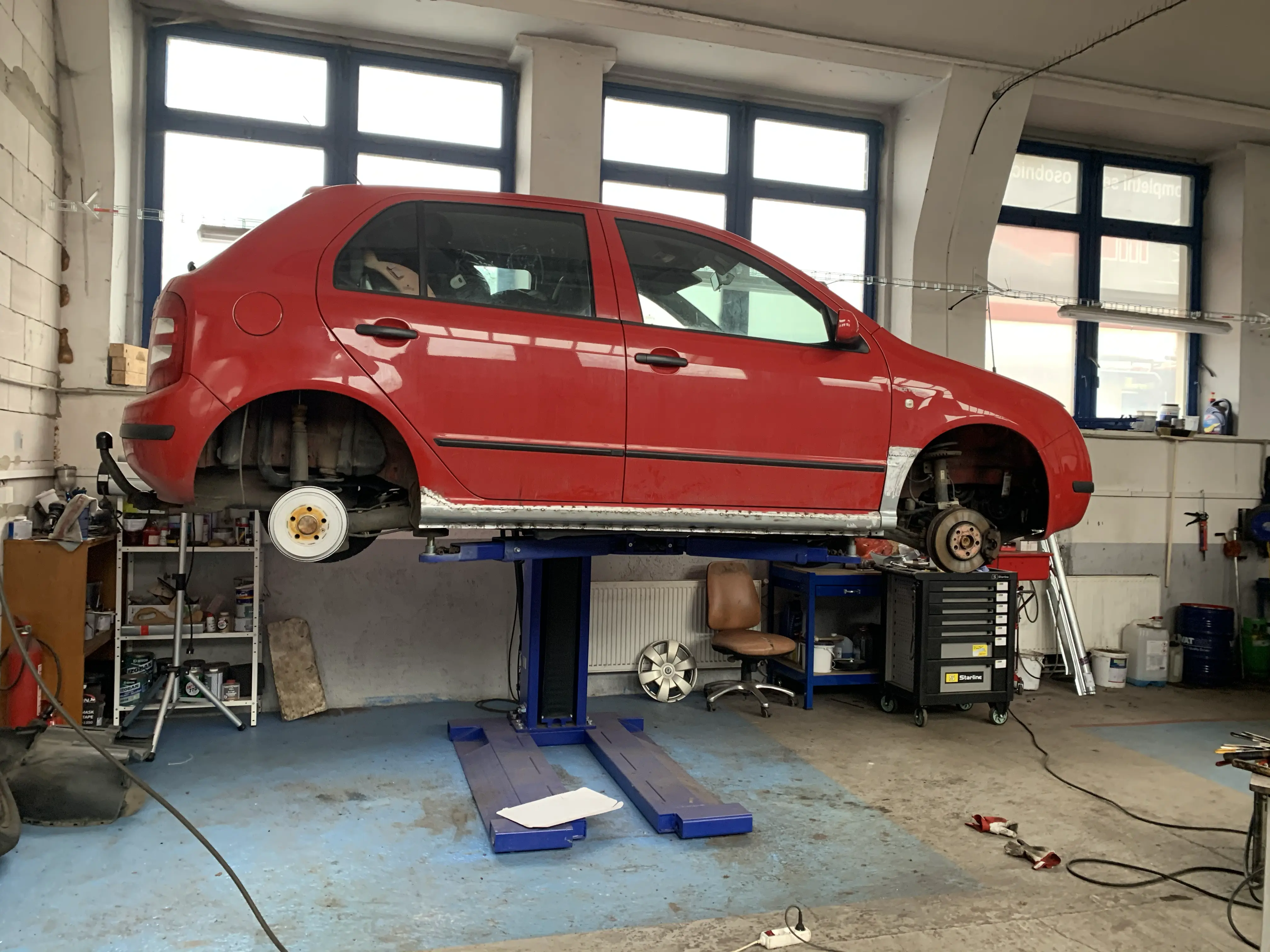 Kontrola vozu před STK